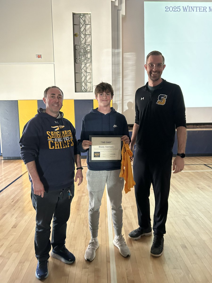 HUGE congratulations to Brady and Chloe, our two Chief Award winners for the winter sports season! Their strong work ethic, leadership, and commitment to helping those around them are what makes them stand out from the crowd. Keep up the great work! #GoChiefs #TeamSauganash