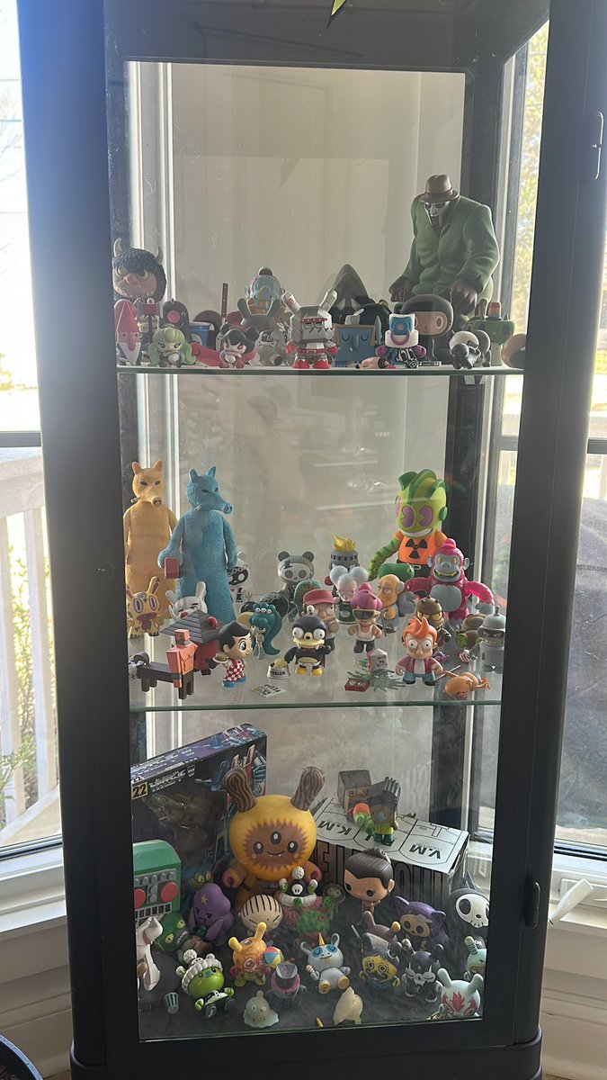 amassing a fun little cabinet of things