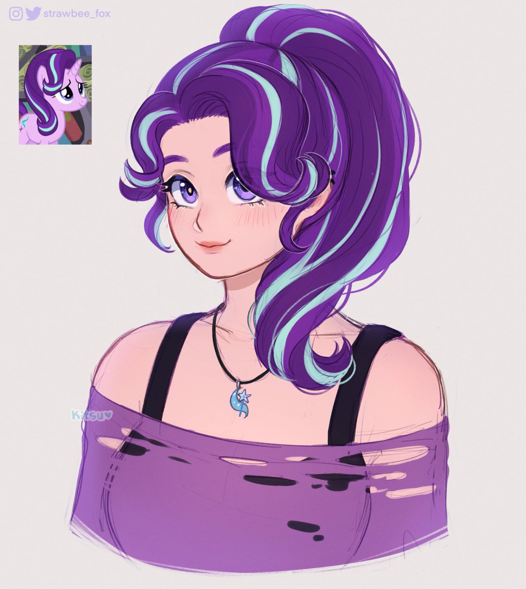 strawbee_fox's tweet photo. Starlight Glimmer!💜🟰✨

#mlpfanart #mlpfim https://t.co/QyyQPwqAma