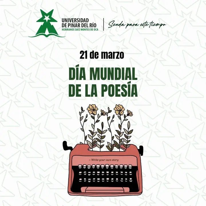 Poesía es mirarte.
Poesía es cuando dices mi nombre 
y me basta para saber que existo 
la poesía es un acto revolucionario... 
💚 Por favor: lee-escriba-sienta poesía, ella nos salva
#DíaMundialDeLaPoesía
Tomado del perfil ✍️ de Carlos Ariel 
#JuvenilMartiano 🇨🇺
