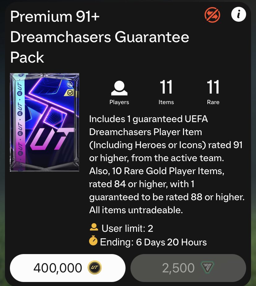 Who wants to open this? 

- Like 
- Retweet 
- Follow <a href="/FUT_Yapper/">Yapper</a> 
- Comment your console

I will DM 3 people a code tomorrow. 
Good Luck!