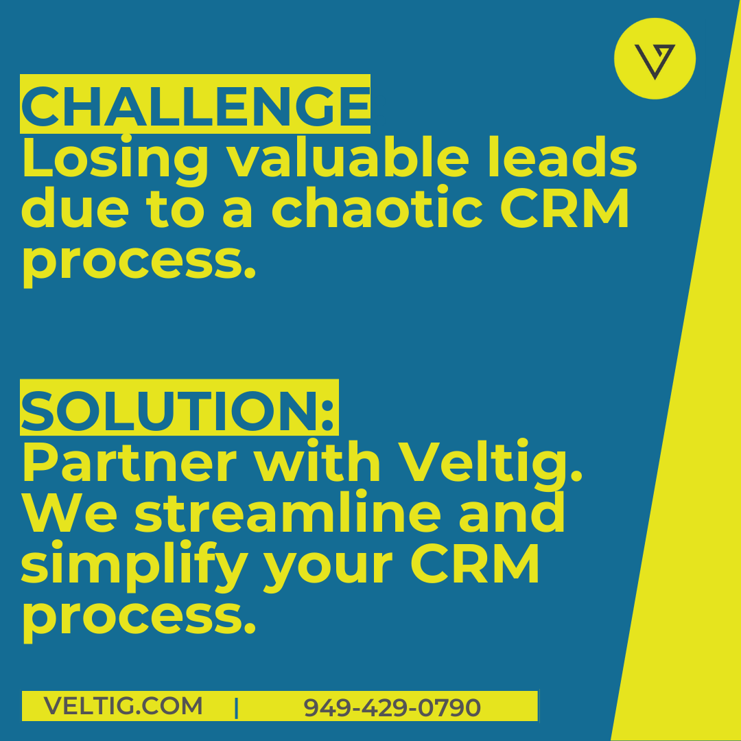 veltig's tweet photo. Veltig can help you maximize your CRM process.

Partnering with us not only gives you a more streamlined process, but it allows you to focus on what you do best – run your business!

https://t.co/ZkIEW0lgxp | 949.429.0790 

#SimplifiedCRM #CRMSolutions https://t.co/rO3Dcdppy4