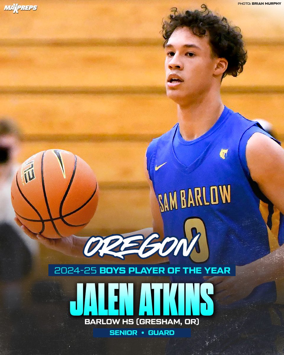 MaxPreps (@maxpreps) on Twitter photo Jalen Atkins (<a href="/jalen_atkins/">Jalen Atkins</a>) named 2024-25 Oregon MaxPreps High School Basketball Player of the Year. 🏀🔥
Full story ⬇️
maxpreps.com/news/gr9T8MDbW… Jalen Atkins (<a href="/jalen_atkins/">Jalen Atkins</a>) named 2024-25 Oregon MaxPreps High School Basketball Player of the Year. 🏀🔥
Full story ⬇️
maxpreps.com/news/gr9T8MDbW…