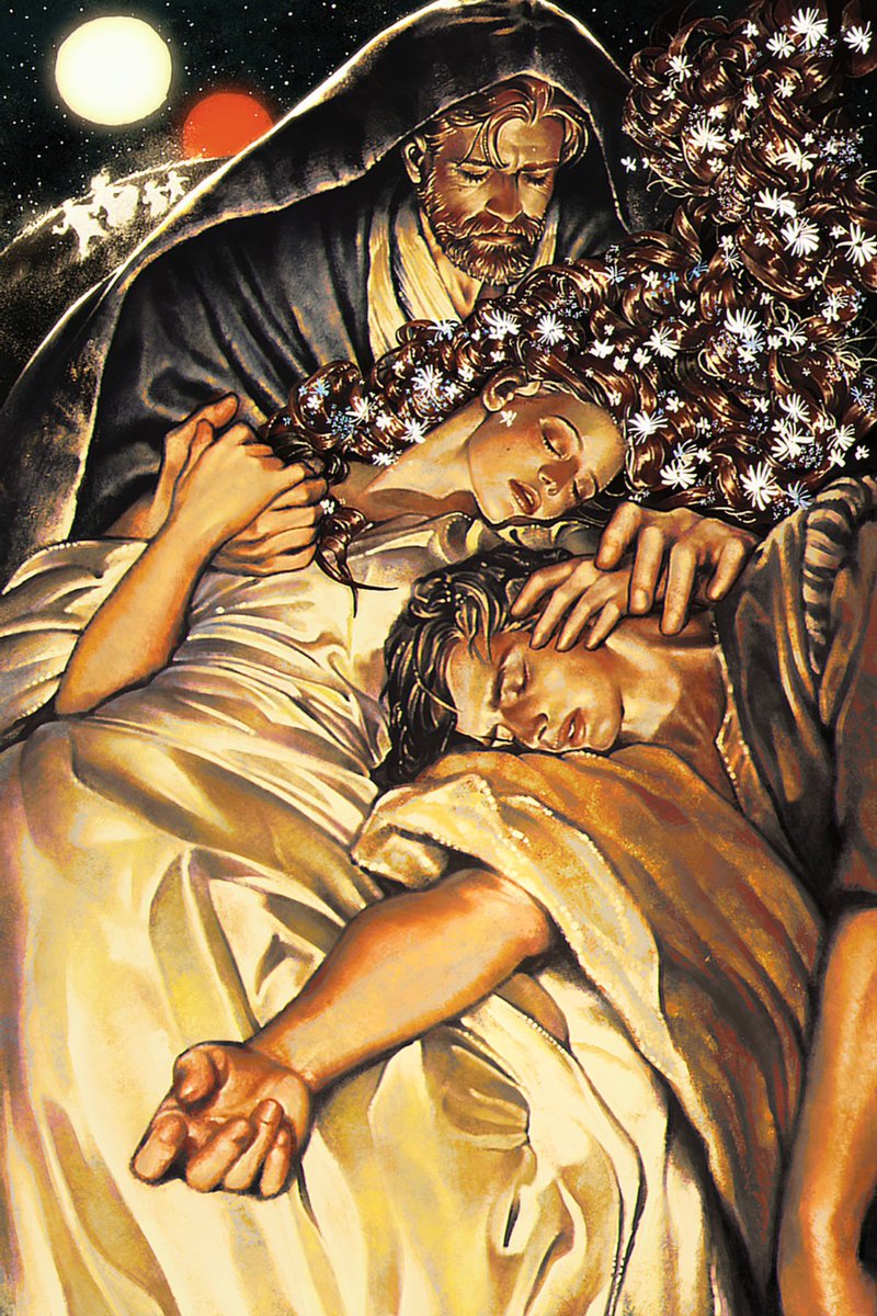 #StarWars #StarWarsfanart #ObiwanKenobi #PadmeAmidala #AnakinSkywalker 

“Goodnight.”

Seasons don’t fear the reaper,
Nor do the wind, the sun or the rain.
Romeo and Juliet are together in eternity.
We can be like they are.
Come on, baby, take my hand,
We’ll be able to fly.