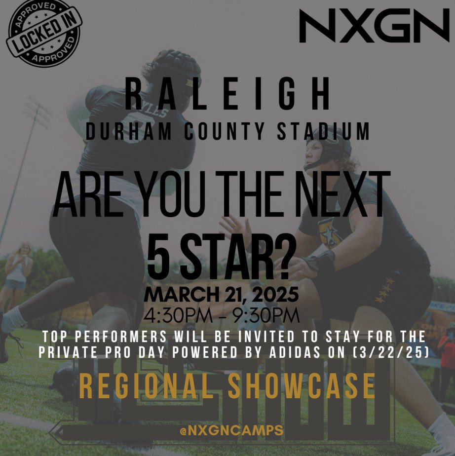 Can't wait to show out today at <a href="/NxgnCamps/">NXGN Camps, Inc</a>. <a href="/Ck2Sports/">Coach Curley Kelly-CK2 Supreme Sports Recruiting</a> <a href="/JustinBoone1983/">Coach Boone</a> <a href="/baylintrujillo/">Baylin Trujillo</a> <a href="/CoachTRay_/">Coach Tim Ray</a> <a href="/QBHitList/">QBHitList.com</a> <a href="/JohnGarcia_Jr/">John Garcia, Jr.</a> <a href="/Andrew_Ivins/">Andrew Ivins</a> <a href="/TomLoy247/">Tom Loy</a> <a href="/CodyBellaire/">Cody Bellaire</a> <a href="/SWiltfong_/">Steve Wiltfong</a> <a href="/Stumpf_Brian/">Brian Stumpf</a> <a href="/CharlesPower/">Charles Power</a>