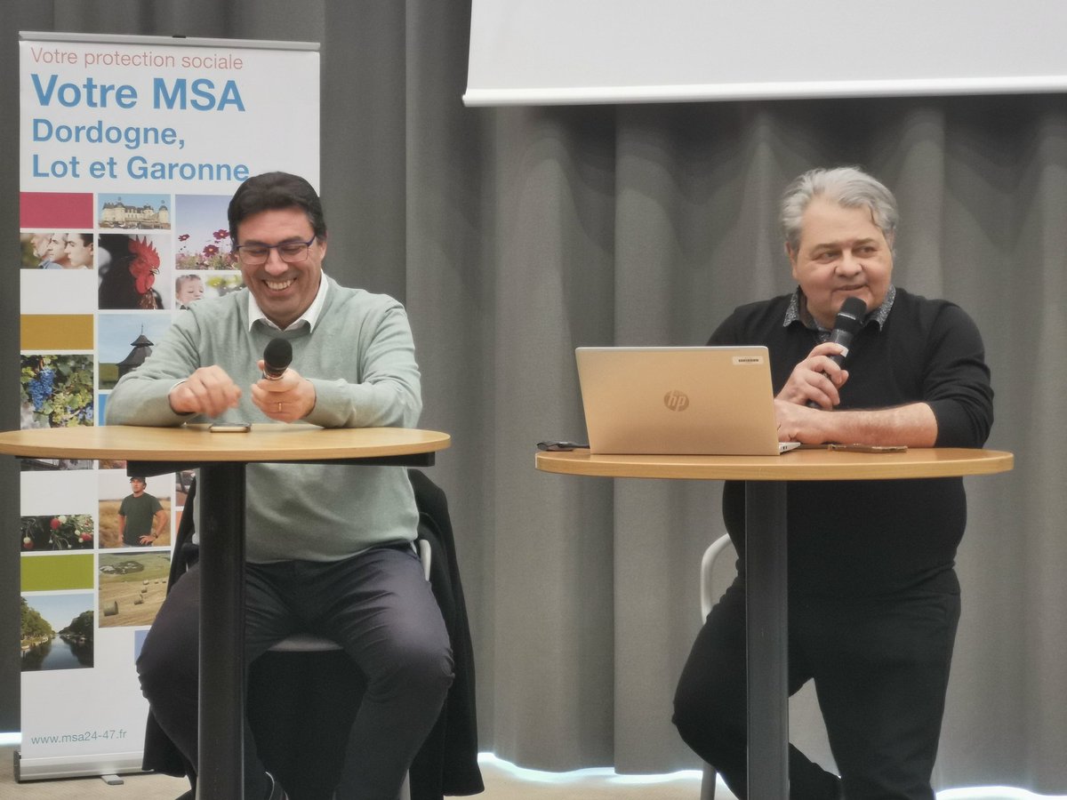 Intervention passionnante de G. Bernadac, médecin conseiller technique national #MSA et F. Michiels, médecin du travail coordonnateur SPST19-24, sur les risques chimiques ou comment prendre en compte l’état des connaissances scientifiques dans une démarche de prévention.