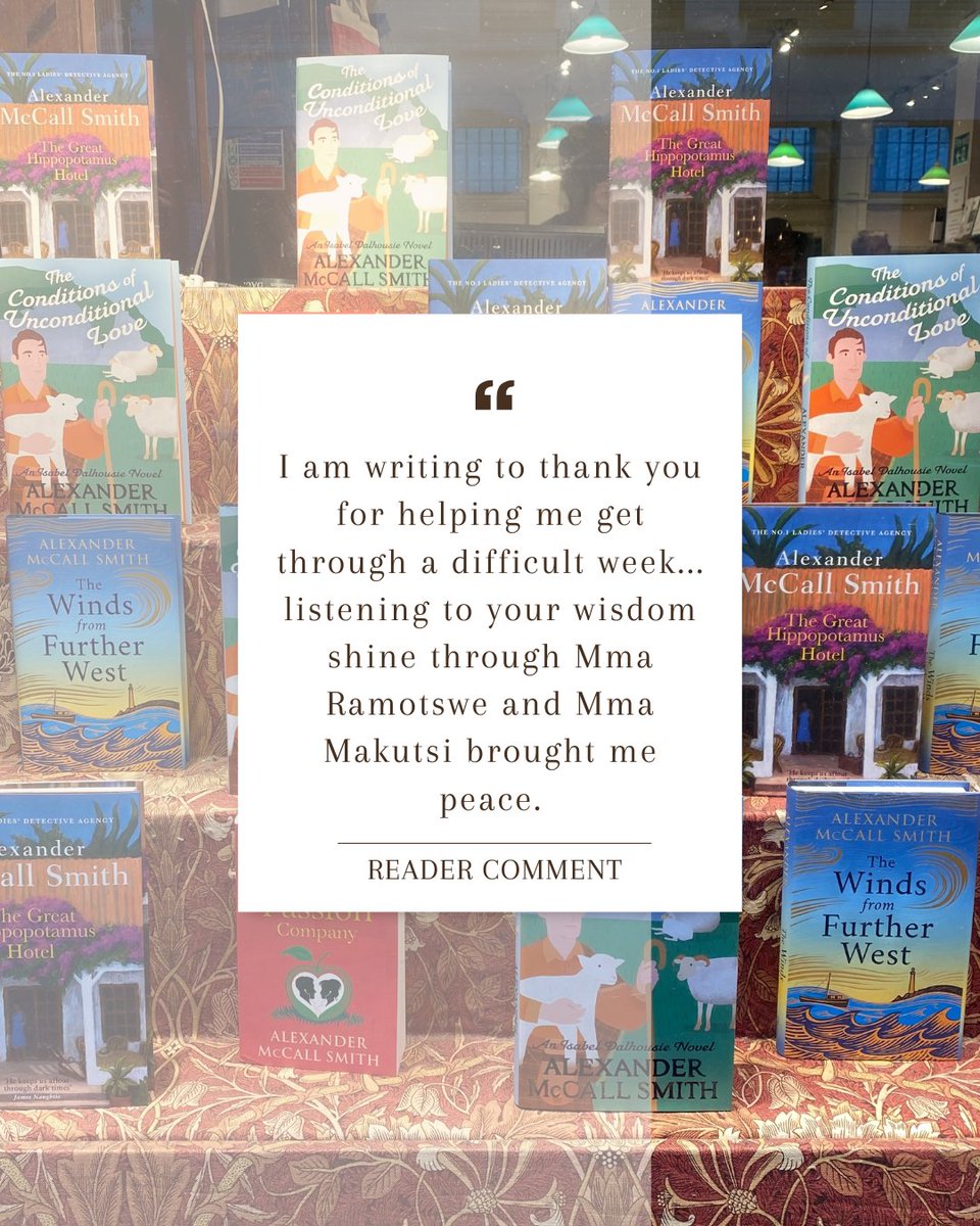 Alexander is very touched by the many lovely reader letters and emails he receives from all across the world. 💌

Many of them reflect on the peace and happiness that his characters bring them. What is it you enjoy about Alexander's writing?