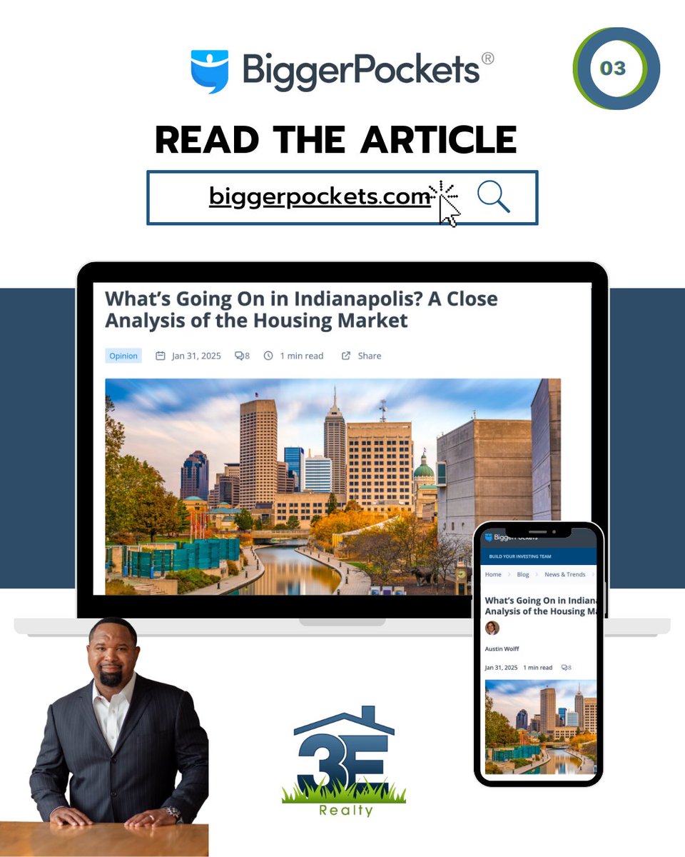 Spotlight on Edwin Watson! 

Check out his insights on the Indy market and what makes it a top spot for investors!

🔗 Read the full article here: biggerpockets.com/blog/indianapo…

#TripleERealty #EdwinWatson #IndyRealEstate #MarketInsights #BiggerPockets