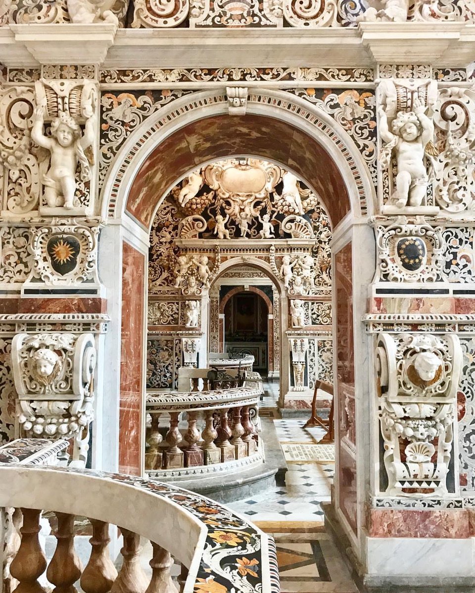 The magnificent interior of Casa Professa, Italy