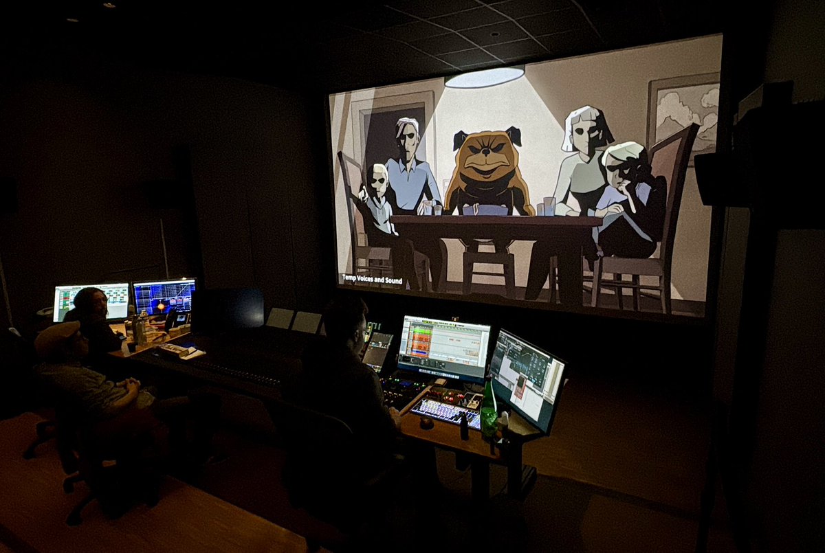 Autour de Minuit (@autourdeminuit) on Twitter photo Fin de mixage au studio Philippon au Luxembourg du court métrage “Matin Brun” de Carlo Vogele (d’après la nouvelle de Franck Pavloff)🐱🐕!
Une production Doghouse / Autour de Minuit en coproduction avec <a href="/ARTEfr/">ARTE</a>
Bientôt sur <a href="/courtcircuit/">Court-circuit</a> et en festivals!
😉
<a href="/LeCNC/">Le CNC</a> <a href="/HVayssieres/">VAYSSIERES</a> Fin de mixage au studio Philippon au Luxembourg du court métrage “Matin Brun” de Carlo Vogele (d’après la nouvelle de Franck Pavloff)🐱🐕!
Une production Doghouse / Autour de Minuit en coproduction avec <a href="/ARTEfr/">ARTE</a>
Bientôt sur <a href="/courtcircuit/">Court-circuit</a> et en festivals!
😉
<a href="/LeCNC/">Le CNC</a> <a href="/HVayssieres/">VAYSSIERES</a>