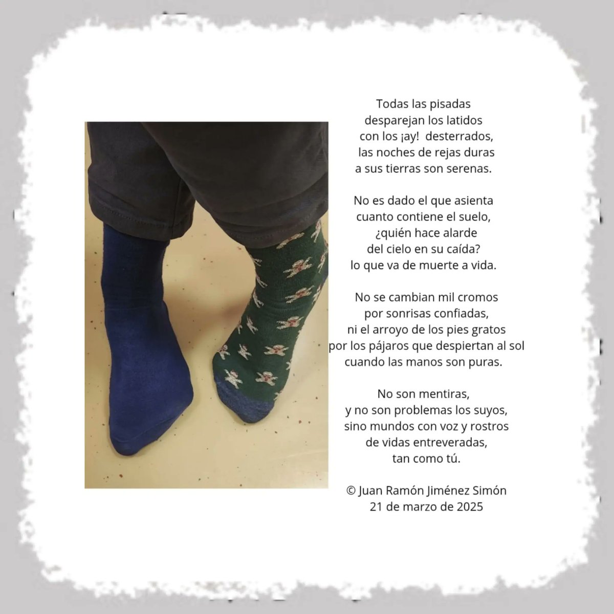 JuanRamJimenez's tweet photo. #TanComoTú #diamundialsindromededown #diamundialdelapoesia #poetrychallenge #Poetry #poetrydaily #poetrysociety #poetryofinstagram #poetryisnotdead #poetryislife #poetrycommunity #poetrylovers #poemas #poemaday #poema #literatura #literature #art #cultura #culture #culturebook https://t.co/p8dEt0pZqo