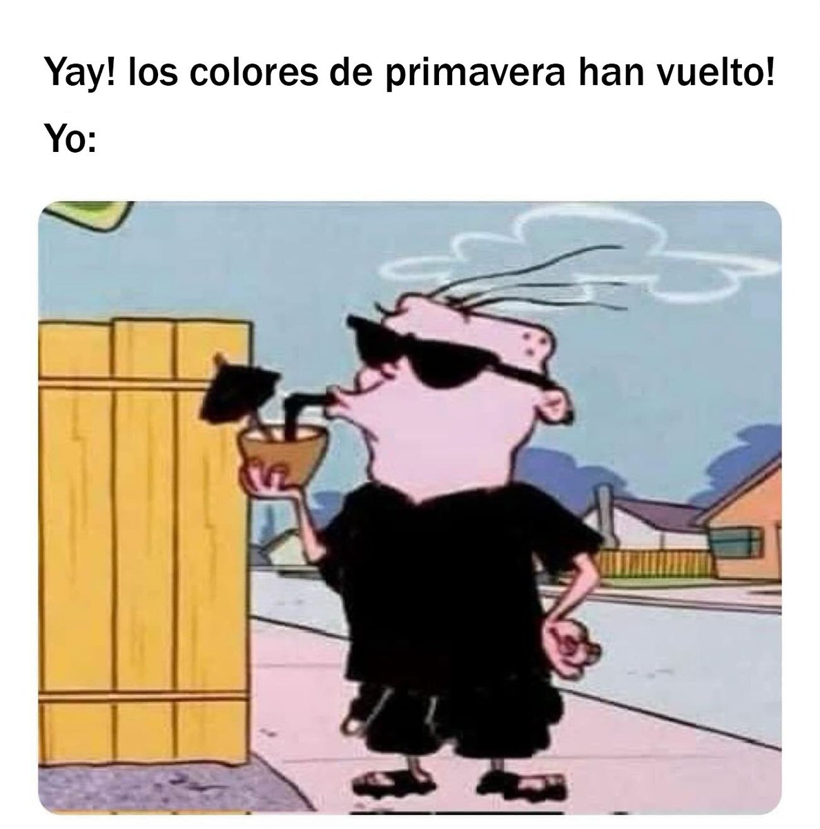 comcomtj's tweet photo. 🖤
#primavera #color #colores #pastel #negro #sol #soleado #geek #geekmemes #meme #colornegro #ropa #ropanegra #estilodevida #memes https://t.co/YoOwm8tZao