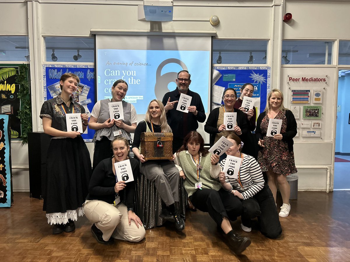 HerbMorrPriSch's tweet image. 🔬✨ Thank you to the amazing teachers who have volunteered to stay and make science exciting this evening – you are all brilliant! 🧪🚀 Science is all about curiosity and cracking the code of the universe! 🔍🧬 #ThankYou #ScienceMagic #CrackingTheCode