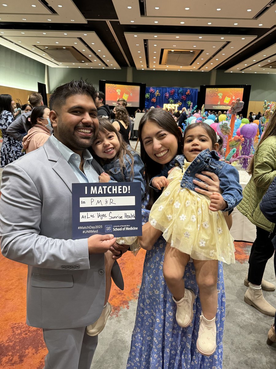 Heading back to the place that raised me! Grateful to be going back to Las Vegas to continue my training as a physiatrist and to be close to family :) #Match2025 #Physiatry