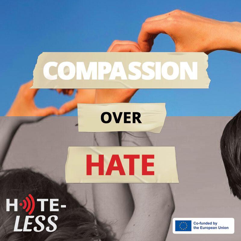HATELESS_EU's tweet image. "Our human compassion binds us to one another – not in pity or patronizingly, but as human beings who have learned how to turn our common suffering into hope for the future." – Nelson Mandela. hate-less.eu fosters empathy &amp;amp; understanding
#HATELESS #JugendFuerEuropa