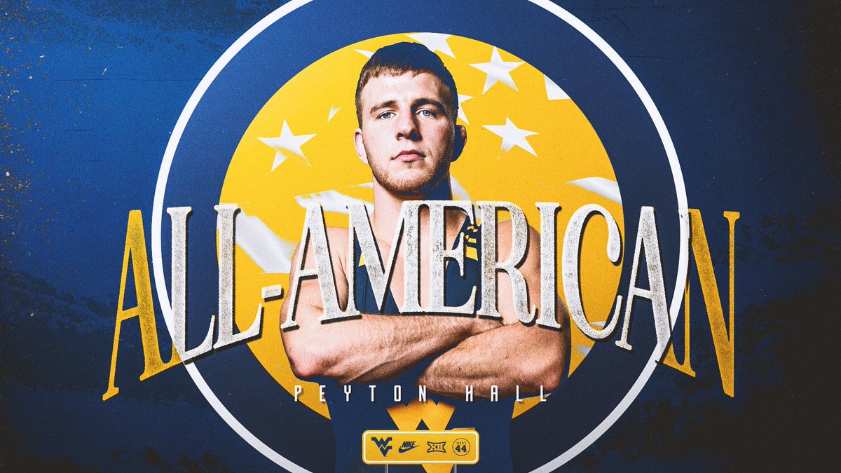 𝗧𝗵𝗿𝗲𝗲 𝘁𝗶𝗺𝗲 𝗔𝗹𝗹-𝗔𝗺𝗲𝗿𝗶𝗰𝗮𝗻 🇺🇸

Peyton becomes the 𝙩𝙝𝙞𝙧𝙙 Mountaineer to earn three career All-America honors!

#HailWV | #NCAAWrestling