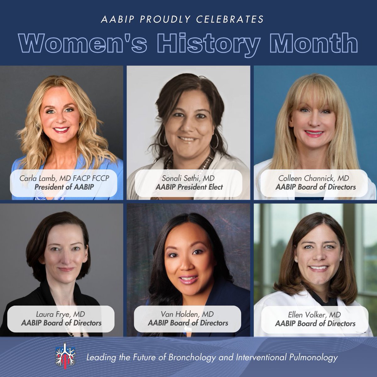 AABIP (@aab_ip) on Twitter photo This #WomensHistoryMonth, we’re proud to shine a light on the incredible women who serve on AABIP’s Executive Board & Board of Directors.👩🏼⚕️
They’re mentors, innovators, & friends who continue to shape the future of our field with passion & purpose!
#WomenInAABIPLeadingTheFuture This #WomensHistoryMonth, we’re proud to shine a light on the incredible women who serve on AABIP’s Executive Board & Board of Directors.👩🏼⚕️
They’re mentors, innovators, & friends who continue to shape the future of our field with passion & purpose!
#WomenInAABIPLeadingTheFuture