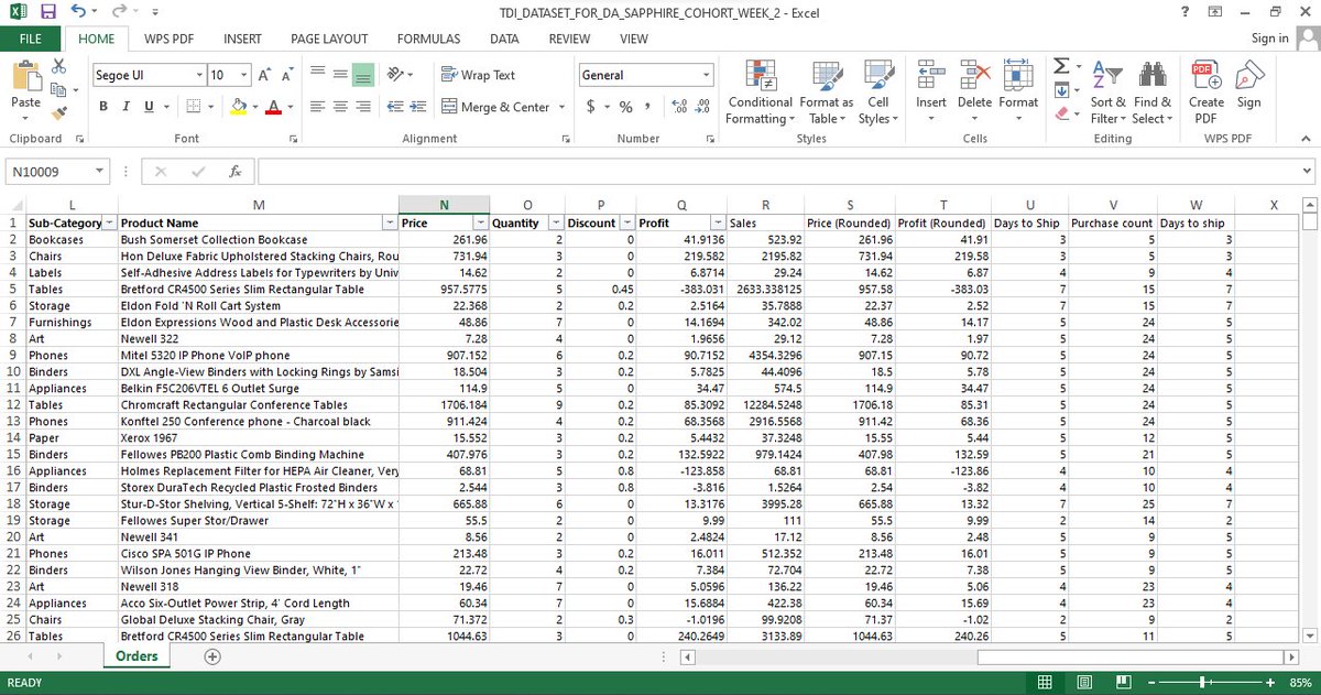 AnalystAdebisi's tweet photo. Week 2 of my #TDI journey. Learnt about formulas, cell references, functions and calculations in @msexcel .Here’s my solution to the given assignment. Very much open to corrections.
@TDataImmersed @DabereNnamani @JudeRaji_ https://t.co/xhrVHvKuxb