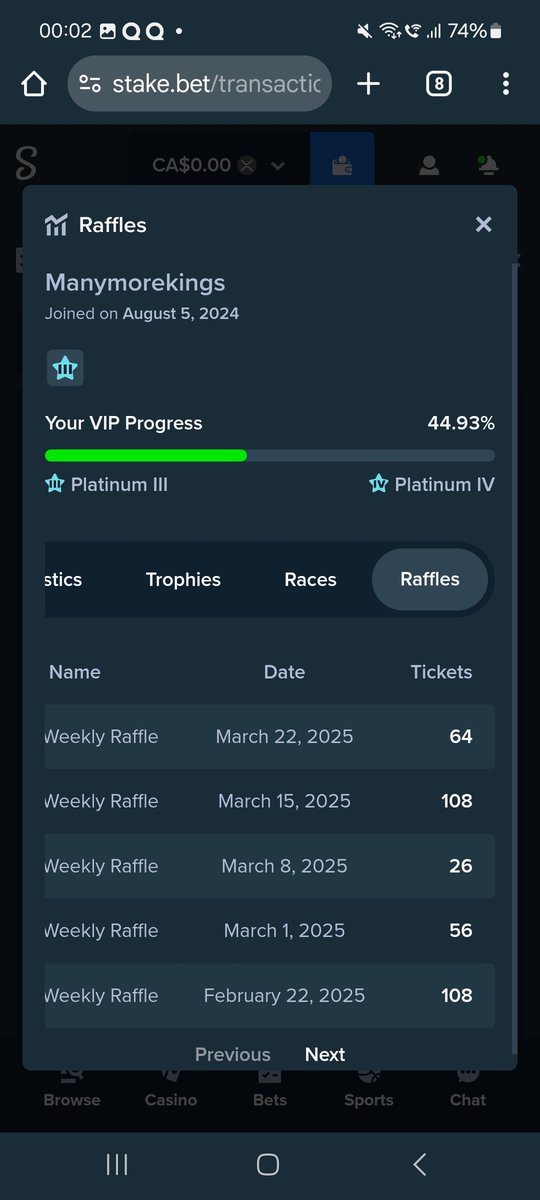 StakeOwn's tweet photo. My wish i win 1 raffle 🥺 i never won is it real 😞#stakeraffle #stakeindia #stakeweekly #Rewards #Eddie #stakeus its been $1700000 wager till now https://t.co/a338tGbwv1