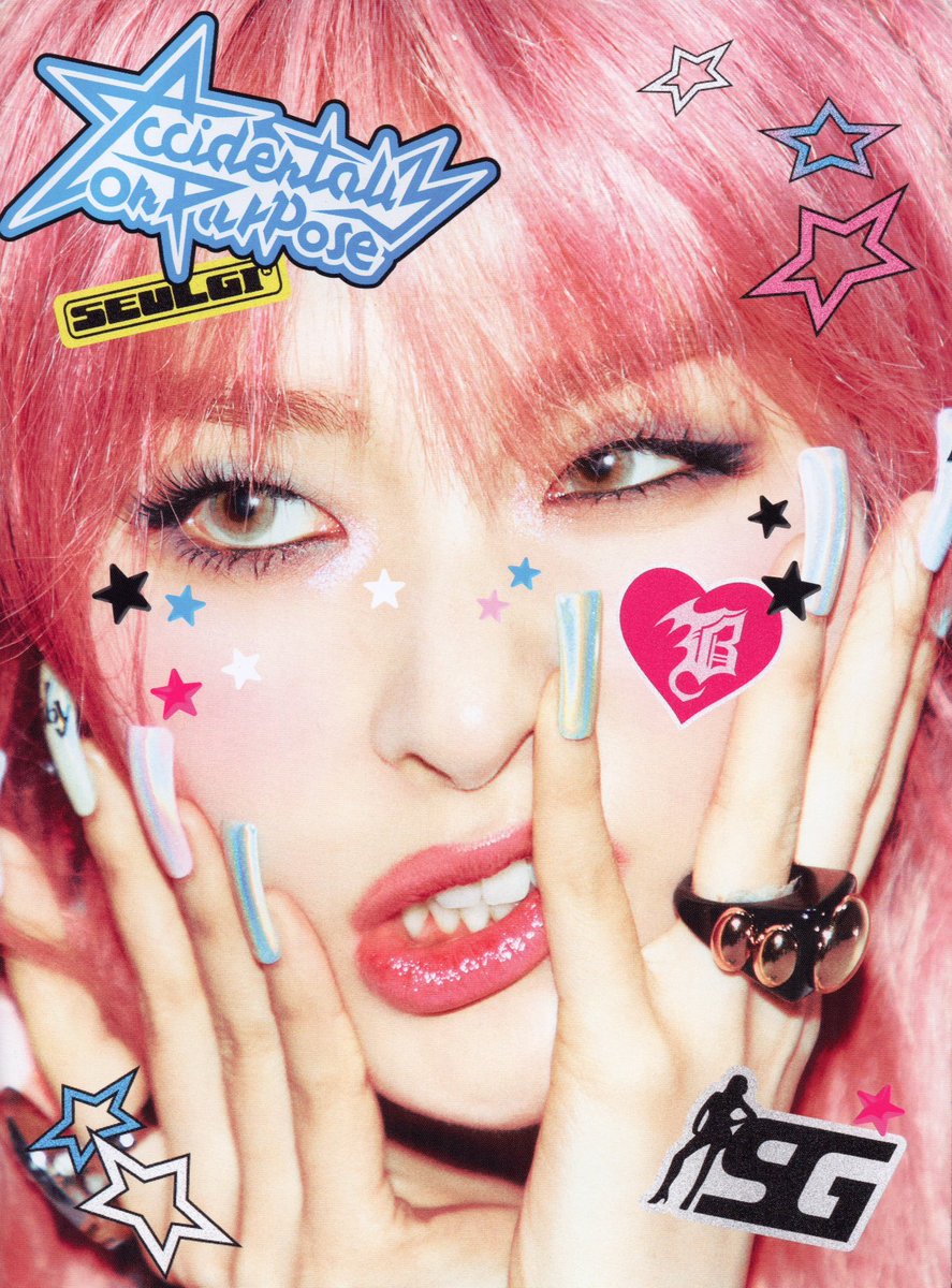 seulgi accidentally on purpose sticker album scans