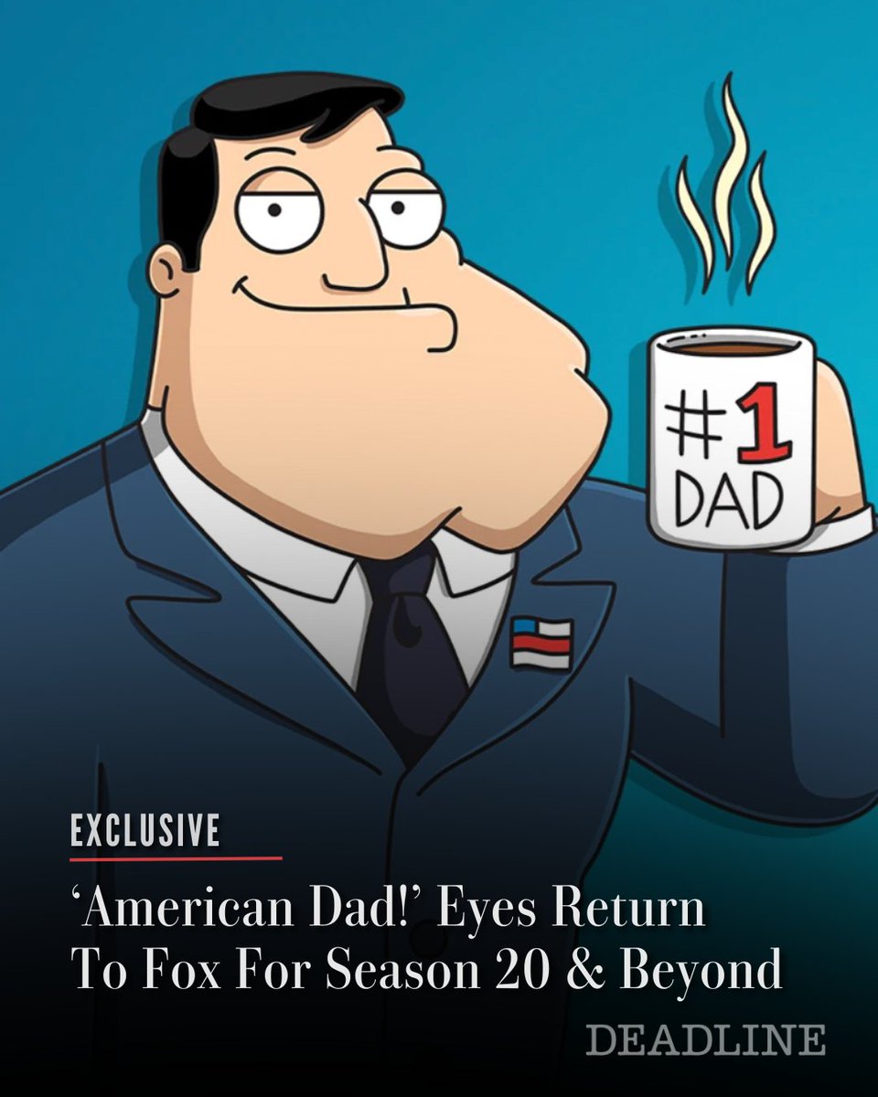 EXCLUSIVE: ‘American Dad!’ is coming home. 

According to sources, the comedy, created by Seth MacFarlane, Mike Barker and Matt Weitzman, would air on Fox starting with its upcoming 20th season, marking the second MacFarlane animated series to return to the network.

The move of
