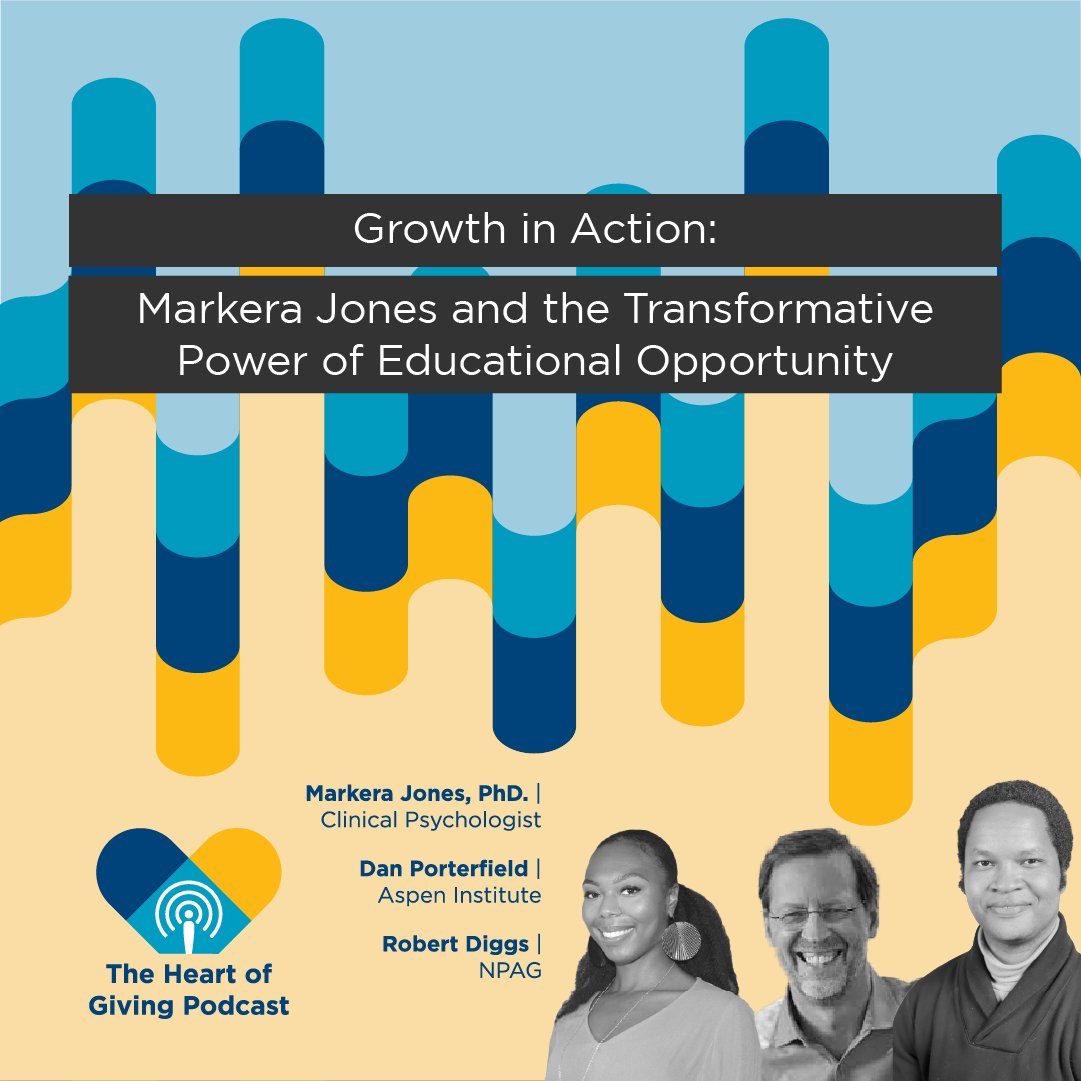 Our Heart of Giving podcast this week is part 2 of our discussion with Dan Porterfield and others. Growth in Action: The Transformative Power of Educational Opportunity. Listen and watch here, give.org/news/qseaMakkr…