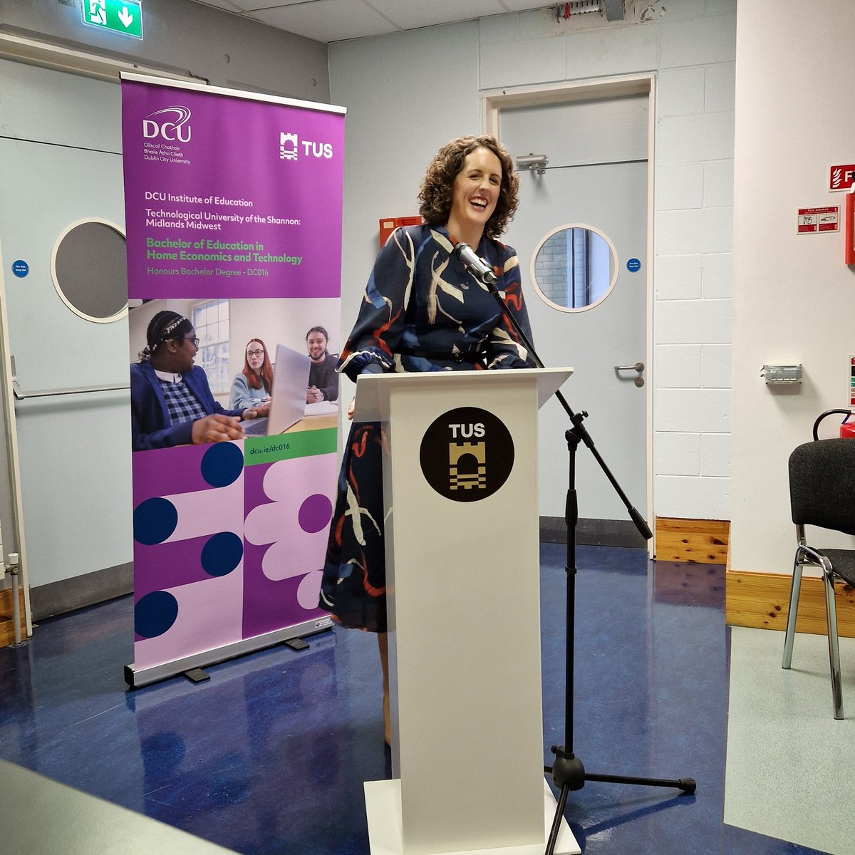 choganHERE's tweet image. What a great day at the launch of the new DCU/TUS BEd Home Economics and Technology course. Well done @EmmaReardon9! #homeeconomics