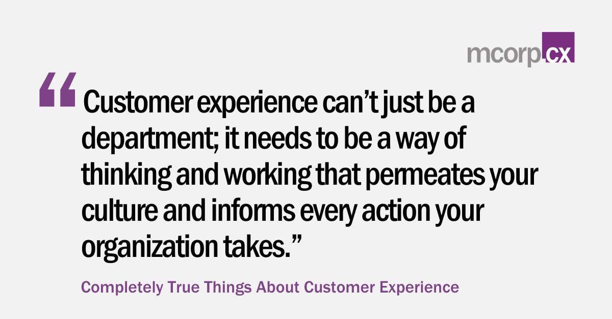 #CompletelyTrueCX #truth #CustomerExperience