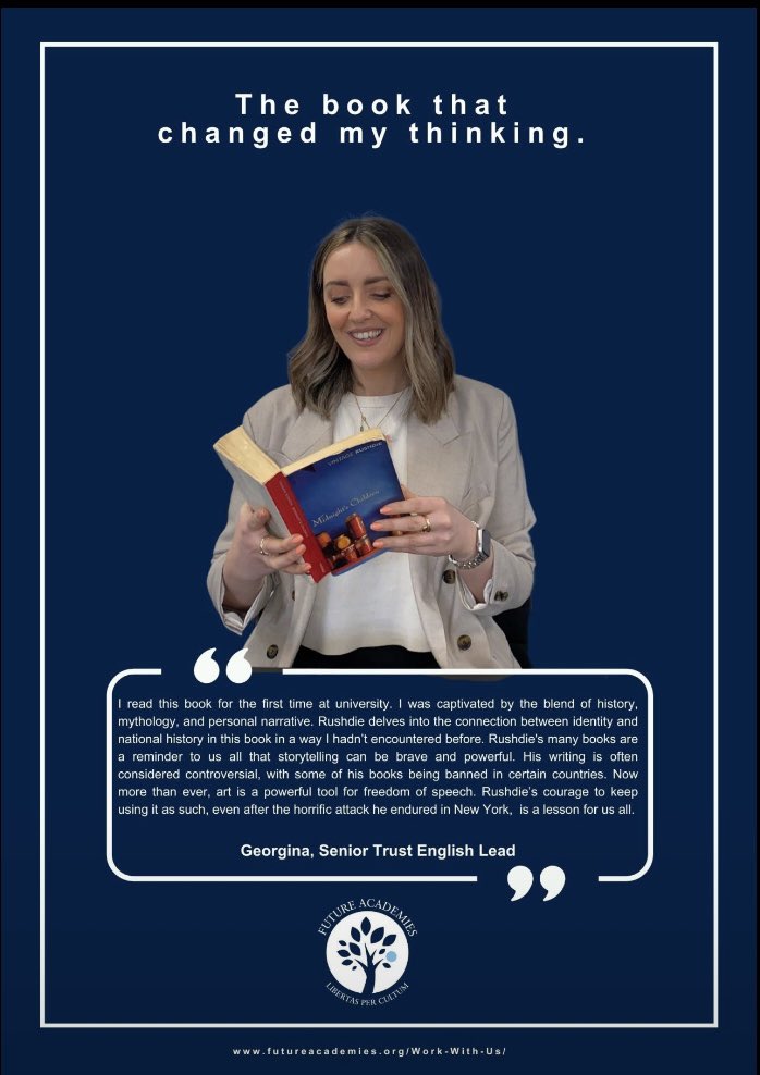 futureacademies's tweet photo. Do you love books? Do you believe every English teacher should? We’re looking for passionate English teachers to join our schools across Hertfordshire. Teach with us. Apply here: https://t.co/JDNmojqkQJ https://t.co/jbPgvaadOL
