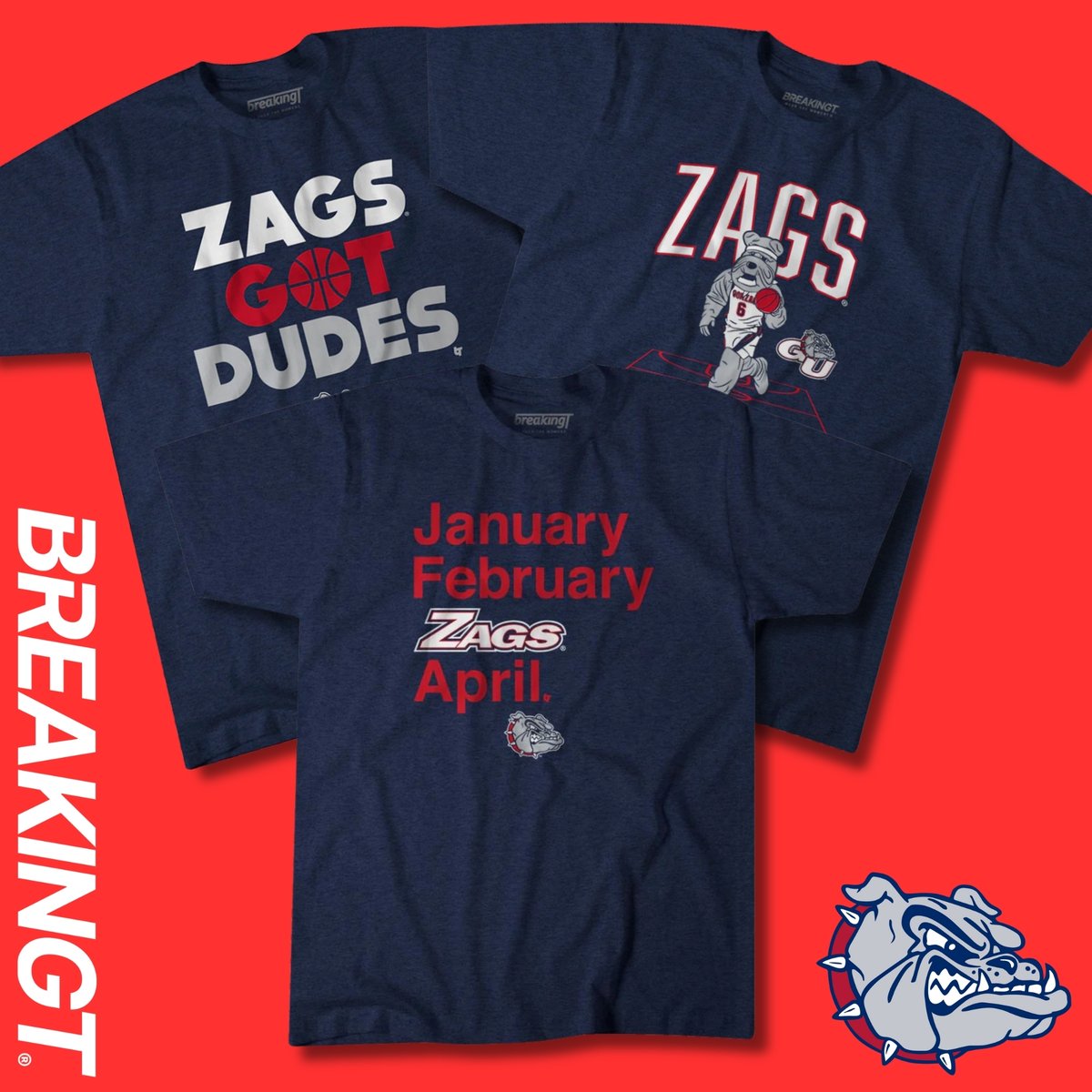 BreakingT's tweet photo. Zags Got Dudes.

🐶https://t.co/Q1cUlCi1nn

#zagon #zags #Gonzaga #GonzagaBulldogs #basketball https://t.co/xnWfqahg3G