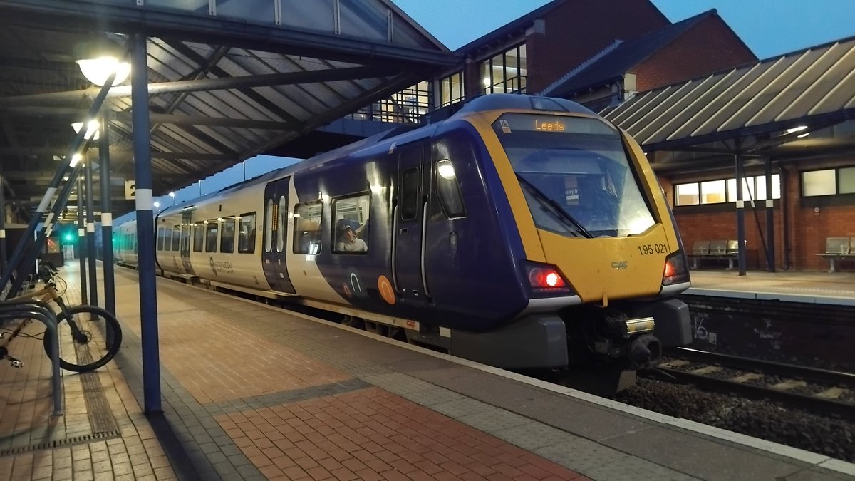 JamesTGlossop's tweet image. And I'm back at Barnsley with Northern doing the honours with bringing me from Nottingham on the 17:17. A comfortable ride and an end to my Cardiff Trip. (21/03/2025) #Barnsley #NorthernTrains #Class195 #SouthYorkshire @northernassist