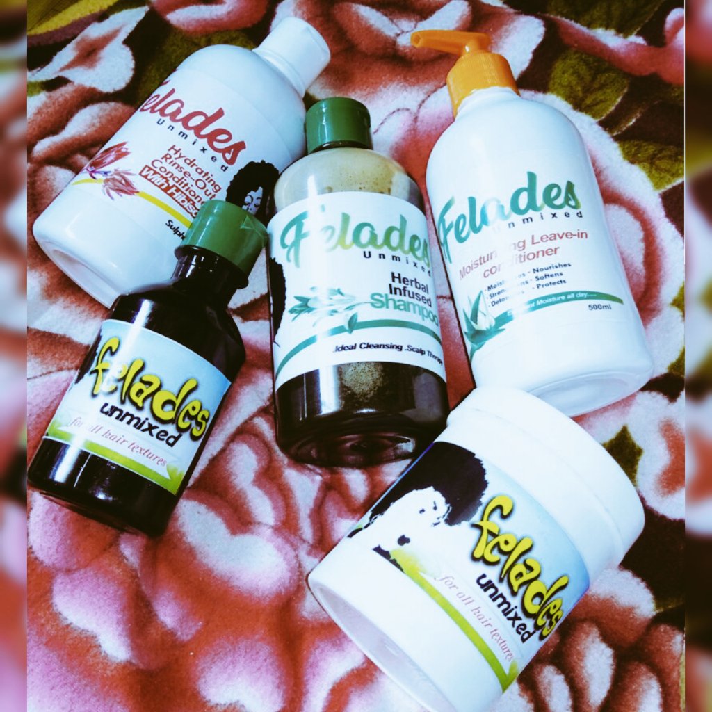 FeladesUnmixed's tweet image. Felades Unmixed Natural Hair Care Kit will attend to all your hair/scalp needs 👍🏾

Suitable for all hair types 

Frame 1= 13k (250ml set)
Frame 2= 27k (500ml set)
Frame 3= 27k (500ml set)
Frame 4= 64k (500ml Complete Set with Hair butter &amp;amp; 250ml Hair Oil elixir)

Location: Ibadan