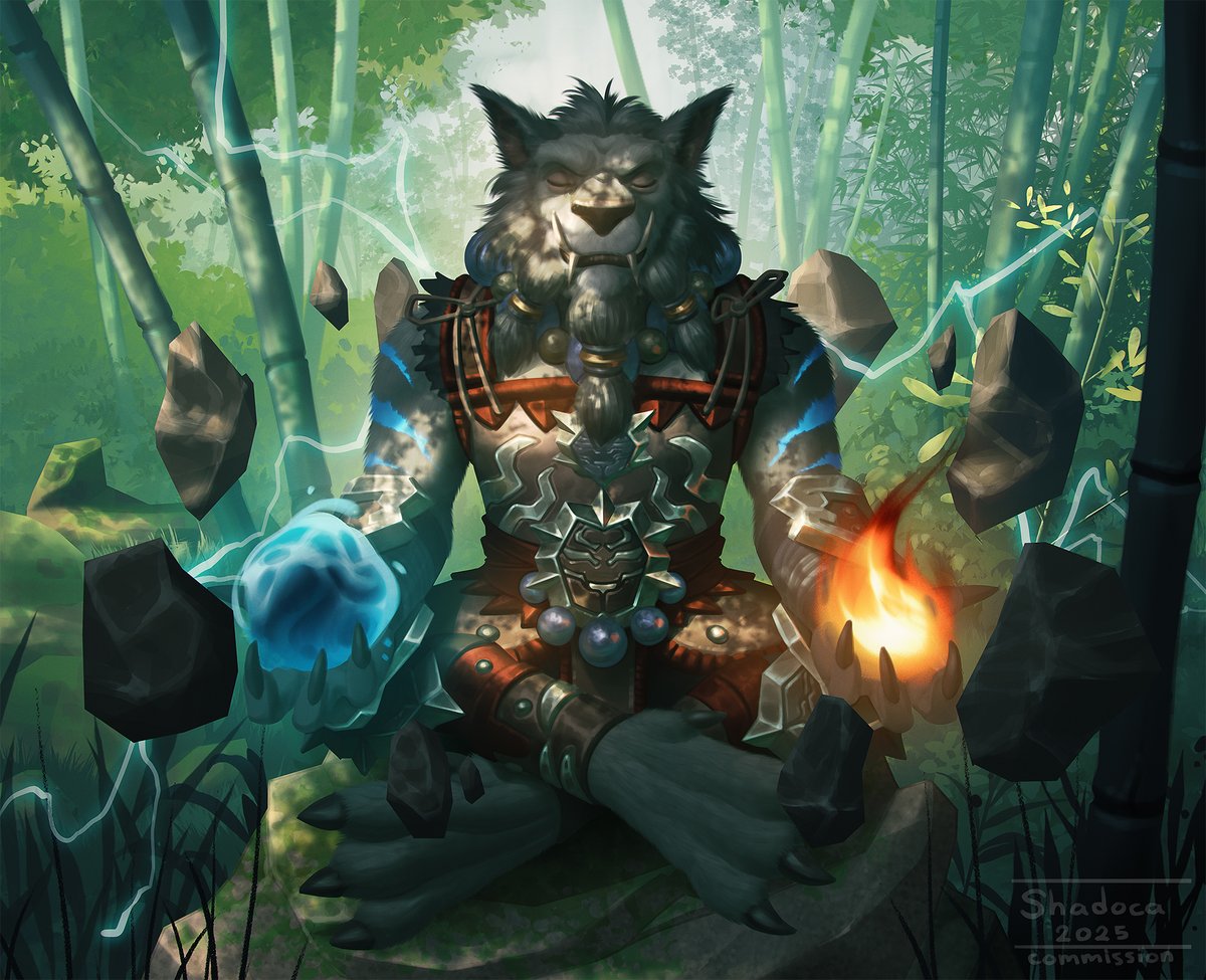 Painting this made me even more impatient for spring to arrive #Warcraft #Worgen