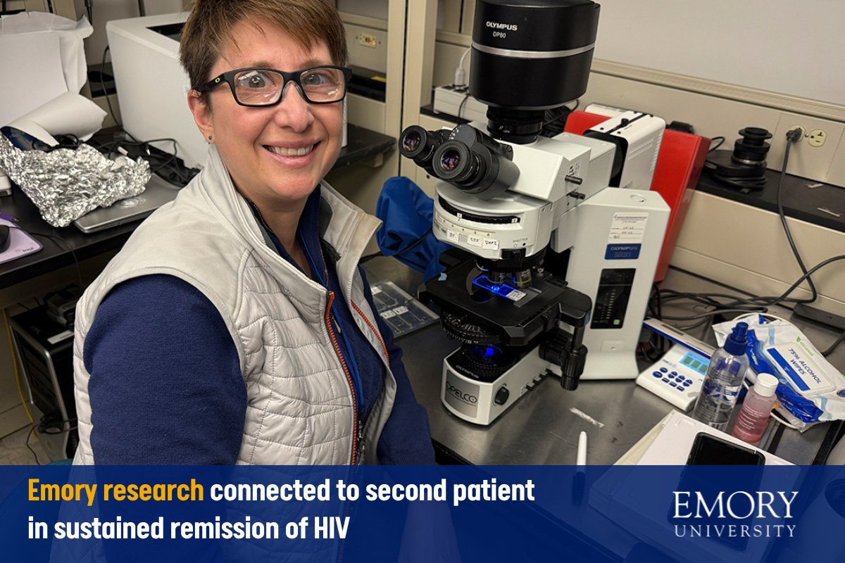 Emory researcher Christina Gavegnano’s pioneering work with a class of small molecules known as JAK inhibitors continues to generate interest into how HIV might be cured.

➡️ Ground-breaking HIV discovery: links.emory.edu/19f
 
#EmoryUniversity #Emory #HIVResearch