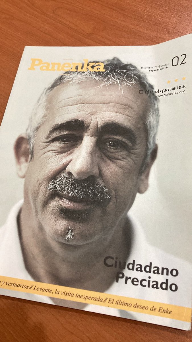 Despues de muchos años buscando este ejemplar, por fin me ha llegado al buzón. Gracias, compañeros de <a href="/RevistaPanenka/">Panenka</a>. Me habéis hecho la persona más feliz del mundo.

Puxa Manolo!