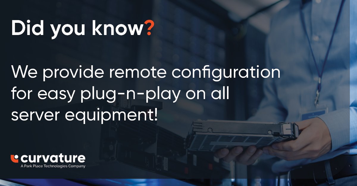 Curvature's tweet image. Need your gear configured exactly to spec? ⚙️ Our expert technicians are here to ensure a seamless setup, guiding you every step of the way.
curvature.com/products/servi… 
#RemoteConfiguration #PlugNPlay