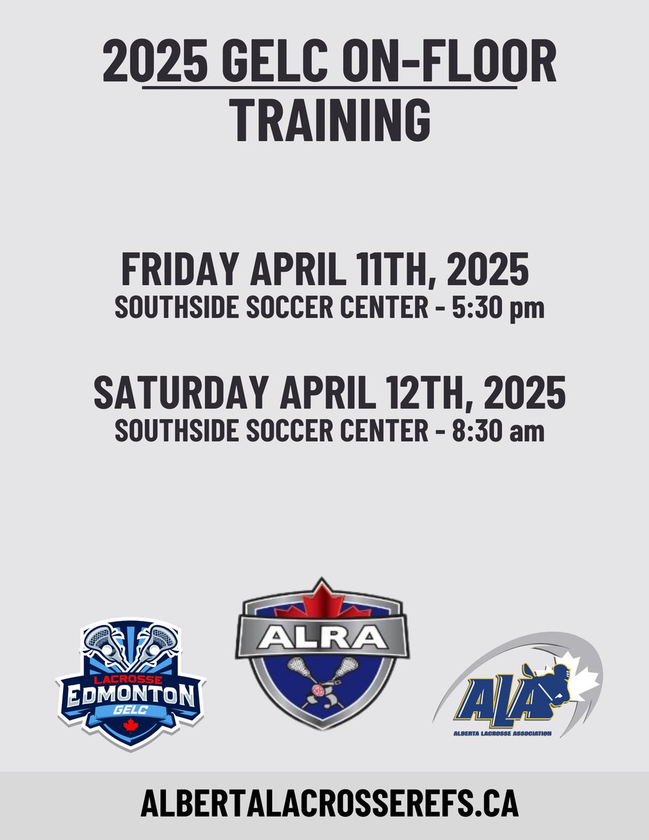 Part of our clinic delivery this year includes on-floor training in your local area. If you are an entry level or level 1 this is a great opportunity! Check out our on floor dates for your area and reach out to the local Official-in-Charge for more information!