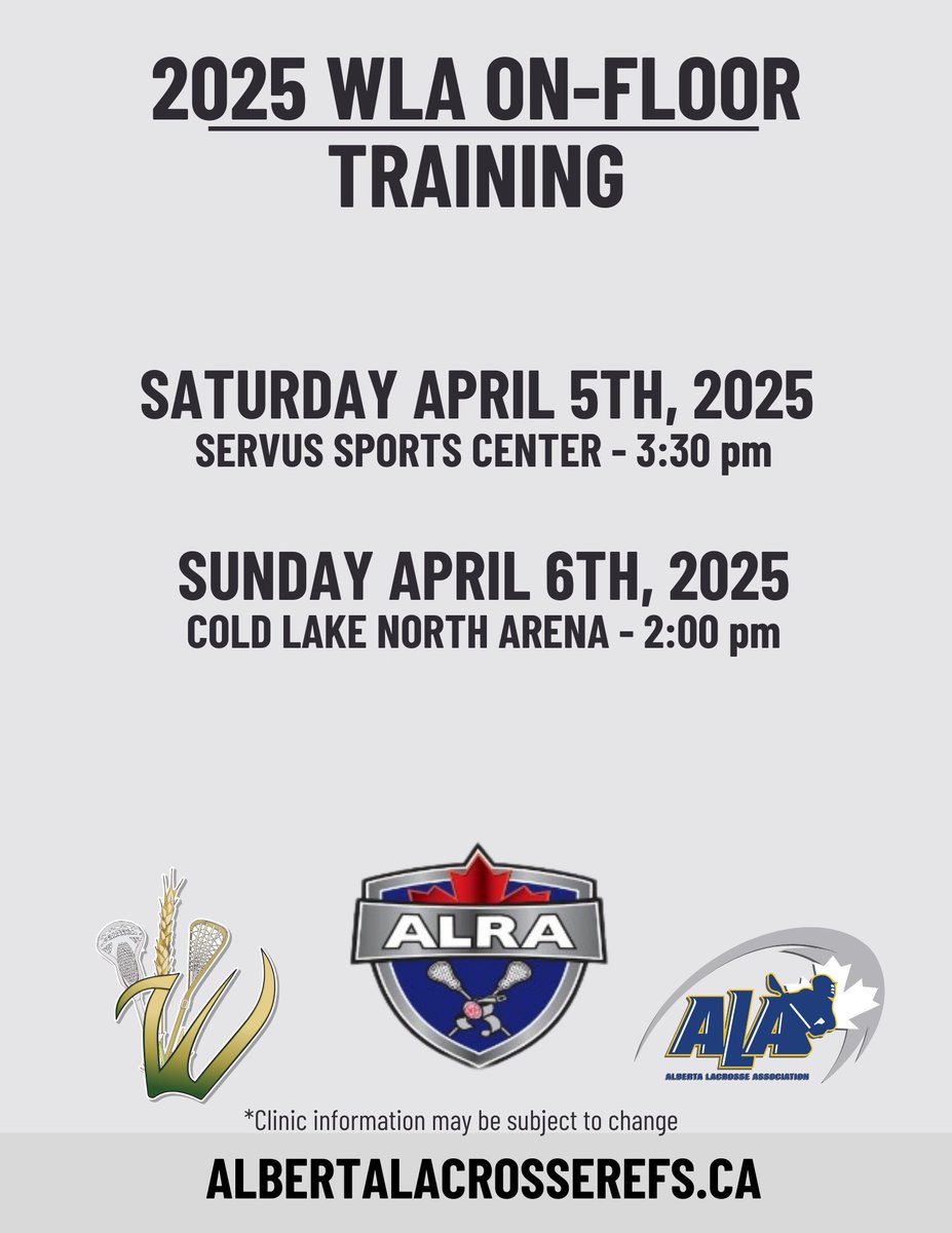 Part of our clinic delivery this year includes on-floor training in your local area. If you are an entry level or level 1 this is a great opportunity! Check out our on floor dates for your area and reach out to the local Official-in-Charge for more information!