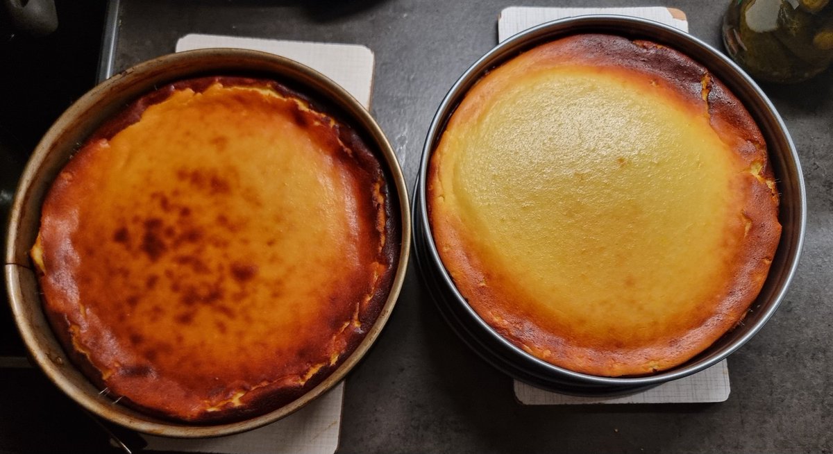 Die Selbstgemachten Käsekuchen sind Fertig  :3