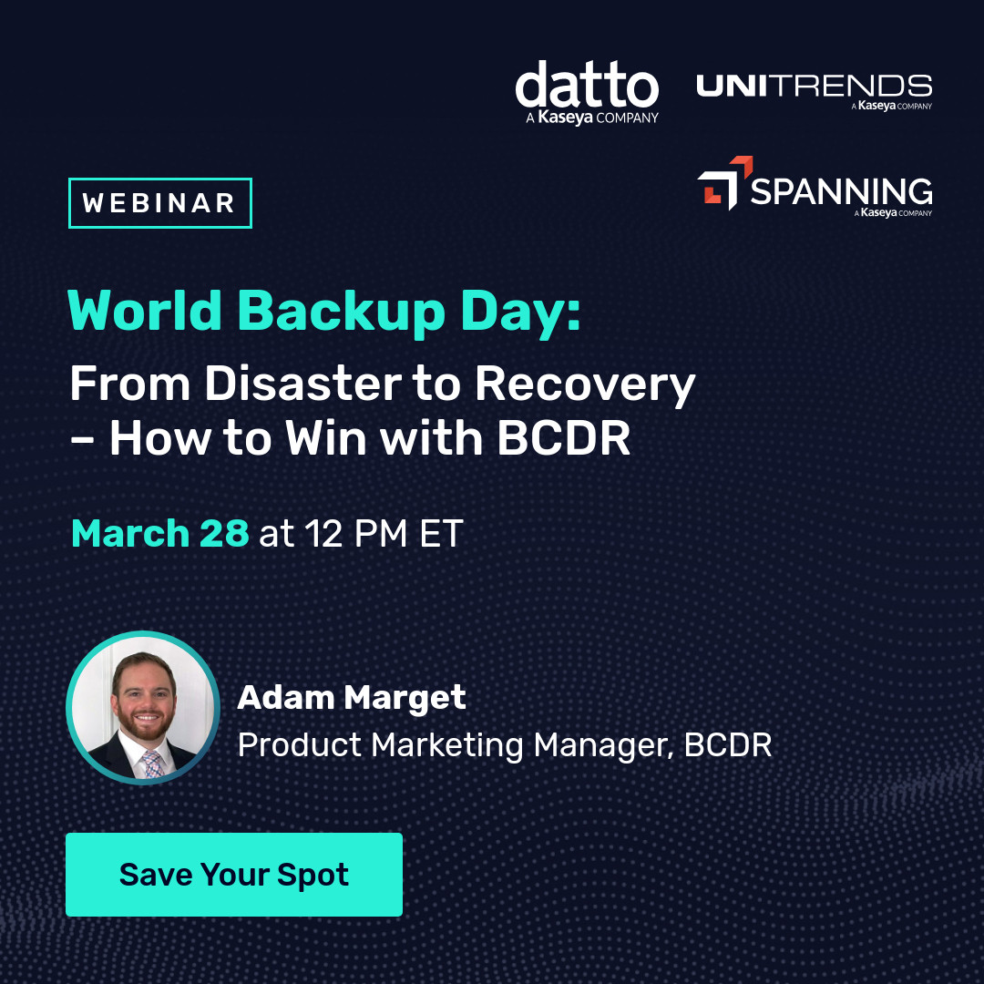 This World Backup Day, learn how to go beyond backup with a battle-tested BCDR strategy. 

📅 March 28, 12 PM

Secure your spot now! 🔗 bit.ly/4i7bfmc 

#WorldBackupDay #BCDR #DataProtection