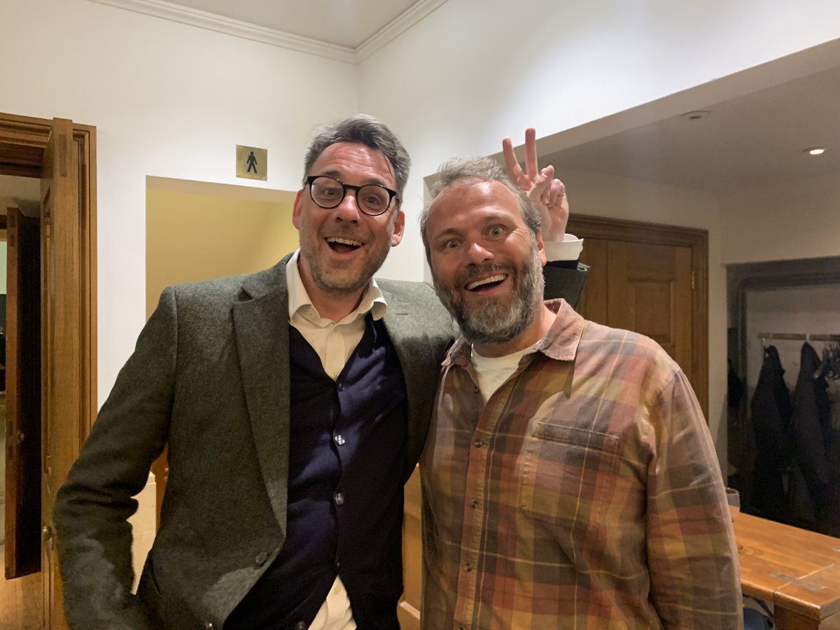djbduncan's tweet image. Went to the Words & Puzzles conference at @magdalenoxford. Met my literary hero, @JohnFinnemore.