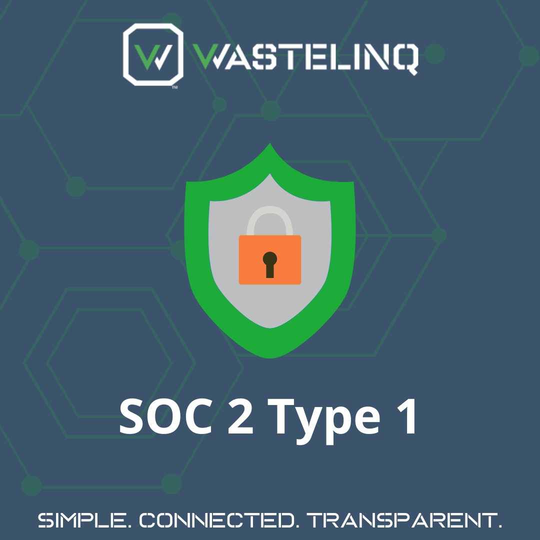 🚀 Big News: WASTELINQ is Now SOC 2 Type 1 Compliant! 🔐

We’re excited to announce that WASTELINQ has officially achieved SOC 2 Type 1 compliance, reinforcing our commitment to data security, reliability, and trust.

#SOC2 #DataSecurity #WasteManagement #WASTELINQ #Compliance