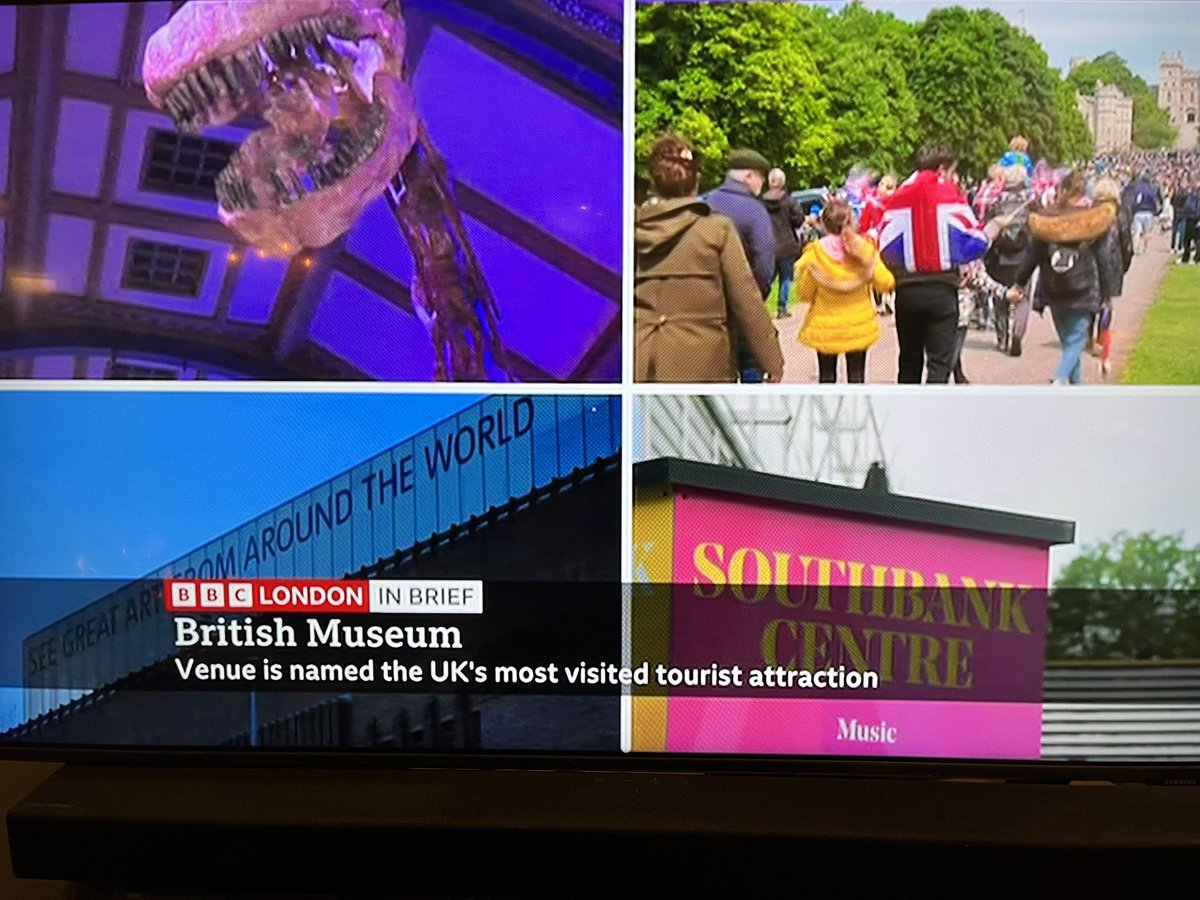 Bernard Donoghue (@bernarddonoghue) on Twitter photo Great coverage of <a href="/alva_uk/">ALVA</a> member 2024 visitor figures on <a href="/BBCLondonNews/">BBC London</a> just now - reporting the 3% average visitor number growth across London attractions over 2023, but still down 8% on pre-pandemic. Featured <a href="/britishmuseum/">British Museum</a> <a href="/NHM_London/">Natural History Museum</a> <a href="/WindsorGtPark/">Windsor Great Park</a> <a href="/southbankcentre/">Southbank Centre</a> <a href="/Tate/">Tate</a> Great coverage of <a href="/alva_uk/">ALVA</a> member 2024 visitor figures on <a href="/BBCLondonNews/">BBC London</a> just now - reporting the 3% average visitor number growth across London attractions over 2023, but still down 8% on pre-pandemic. Featured <a href="/britishmuseum/">British Museum</a> <a href="/NHM_London/">Natural History Museum</a> <a href="/WindsorGtPark/">Windsor Great Park</a> <a href="/southbankcentre/">Southbank Centre</a> <a href="/Tate/">Tate</a>