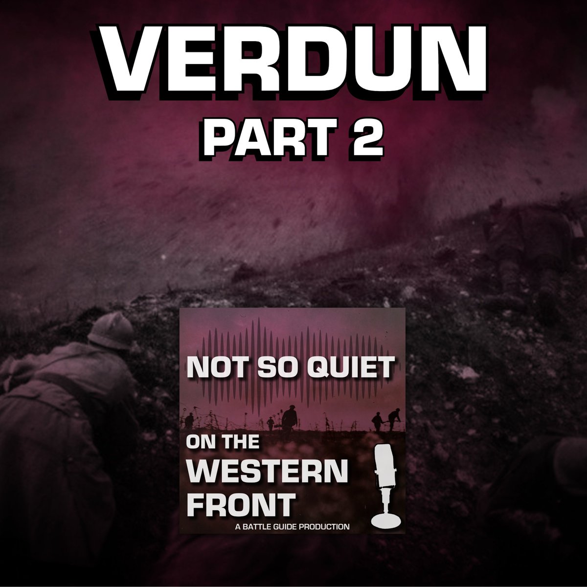 This week round off our two part discussion of Verdun on Not So Quiet on the Western Front. How did the French turn the tide and what were the long term consequences of the battle? Available wherever you get your podcasts! #WW1 #History