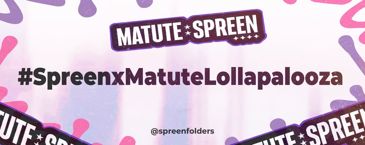 ¿QUE DICE ACÁ?

#SpreenxMatuteLollapalooza 🎟️