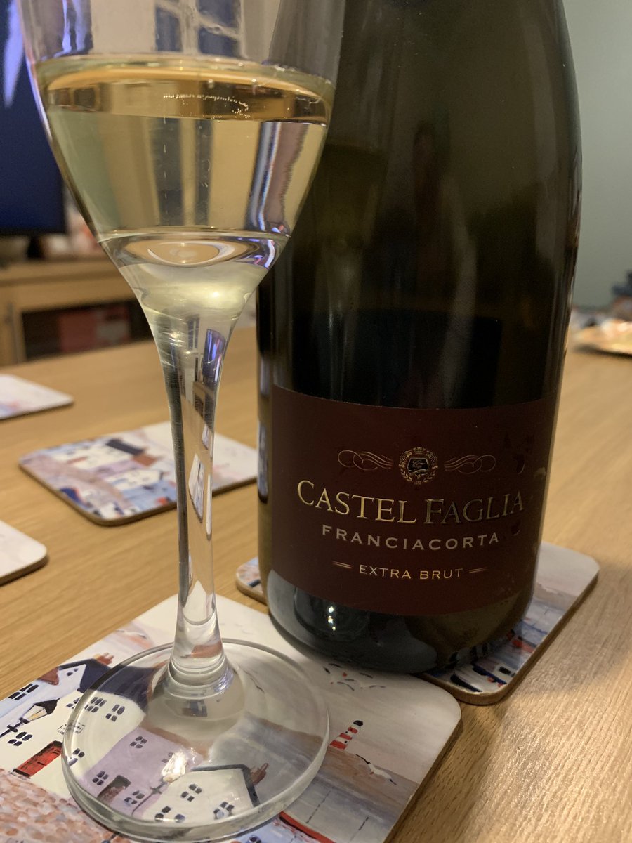 An excellent Franciacorta. Better left to warm up a little out of the fridge whereby it displays classic champagne brioche notes underpinned by crisp acidity. If you see it in Majestic or Tesco for around £20, snap it up