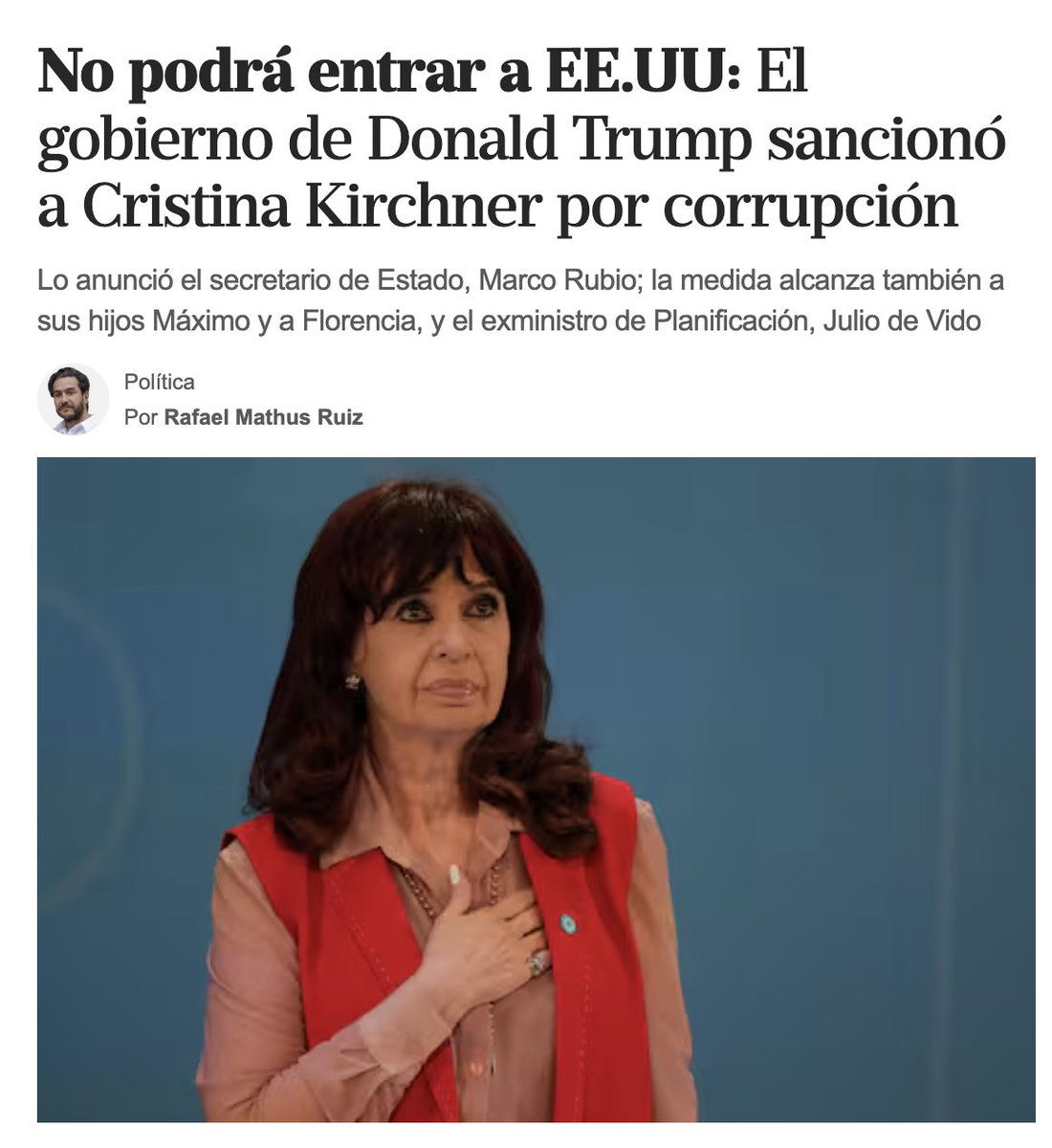 ¡Che Fernández de Kirchner! <a href="/CFKArgentina/">Cristina Kirchner</a>