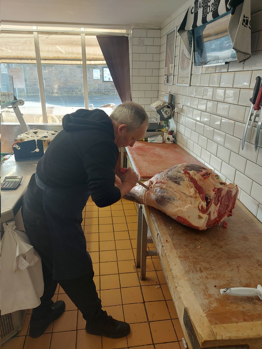Boneing out the local #BEEF on sale in our shop today.#shoplocal