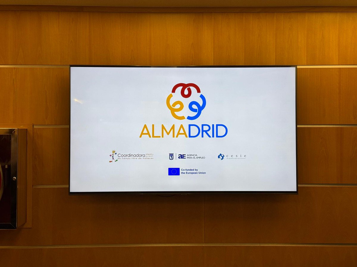 aempleomadrid's tweet photo. ALMADRID ha cambiado vidas ✈️
Un proyecto europeo de la Agencia para el Empleo de @MADRID  que ha llevado a jóvenes en desempleo a formarse y trabajar en la UE.

Testimonios reales, experiencias únicas y nuevas oportunidades.

#ALMADRID #MovilidadEuropea #EmpleoJuvenil #ESFplus https://t.co/GR4FEZOYmR