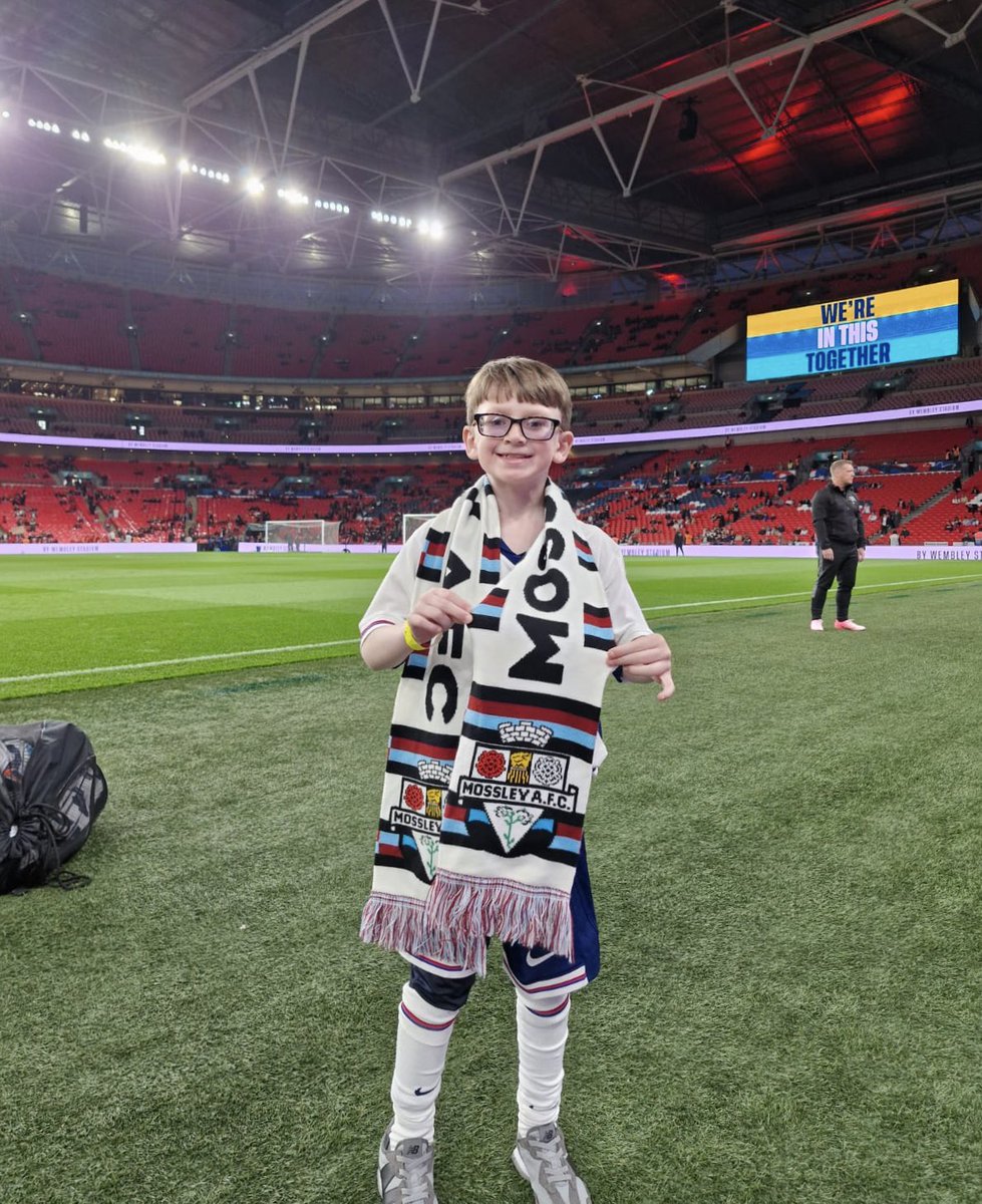 𝗧𝗵𝗲 𝗳𝗼𝘂𝗿𝘁𝗵 𝗹𝗶𝗼𝗻 𝗵𝗮𝘀 𝗮𝗿𝗿𝗶𝘃𝗲𝗱! 🦁

Our friend Josh - mascot at our home match with <a href="/Bootle_FC/">Bootle Football Club</a> - is at <a href="/wembleystadium/">Wembley Stadium</a> tonight and will lead out <a href="/England/">England</a> 🏴󠁧󠁢󠁥󠁮󠁧󠁿 

Good luck Josh - give us a wave! 👋🏻 

Read Josh’s story here: gofundme.com/f/the-jrd-foun…

⚪️⚫️